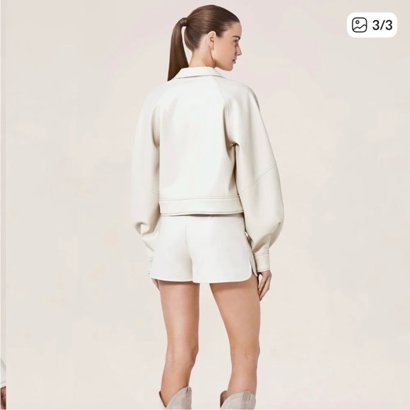 Black! Alexis Faux Leather Buttoned Cuff Ceci
Jacket - Picture 3 of 9